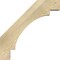Ekena Millwork 4"W x 22"D x 22"H Merced Rough Sawn Knee Brace, Douglas Fir BRC04X22X22MRC00RDF - alternate 2